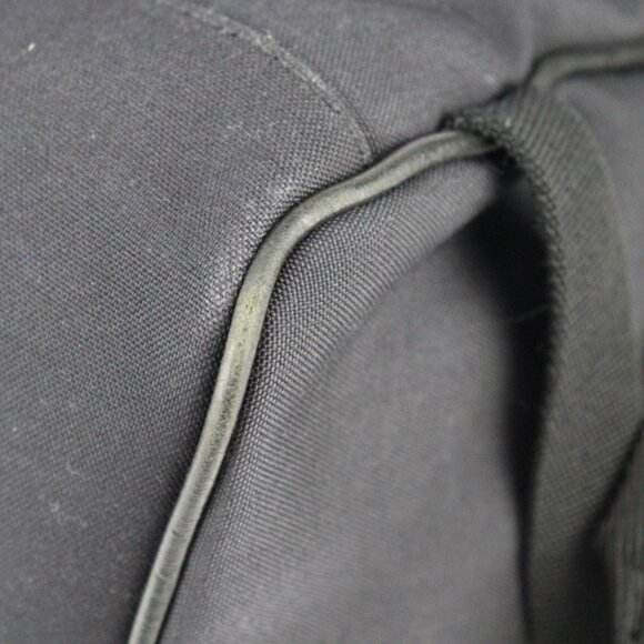 Saint Laurent Paris Backpack Daypack Canvas Leather Black Silver main image 9